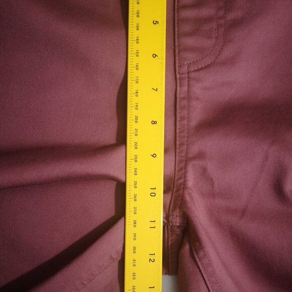 NWT Up Ladies Size 16 Dusty Rose Pull On Style 5 Pocket Crop Pants - Picture 13 of 14